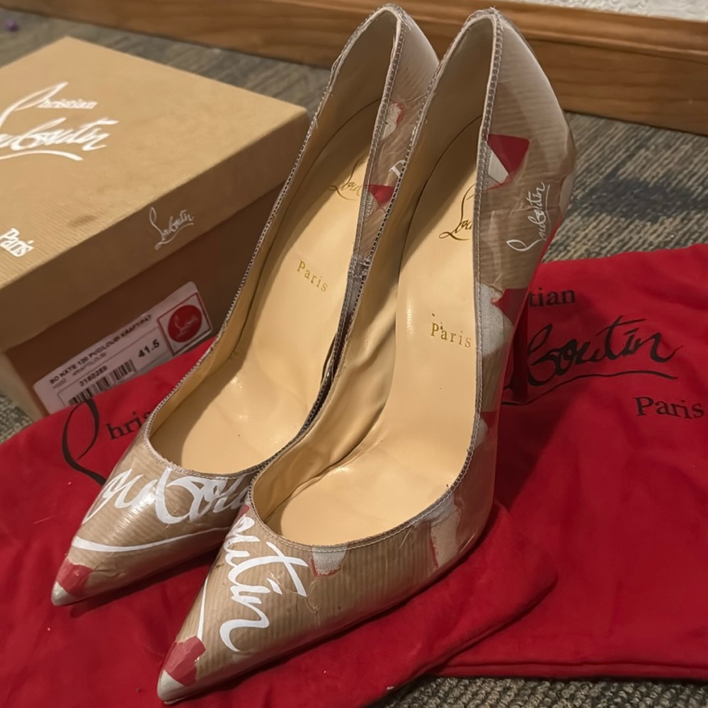 Christian Louboutin So Kate 120 PVC SZ 41.5